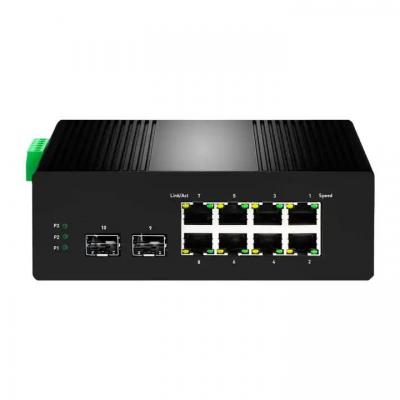 8X1G POE+2X1G SFP Industrial Web Smart L2 Managed  POE Switch